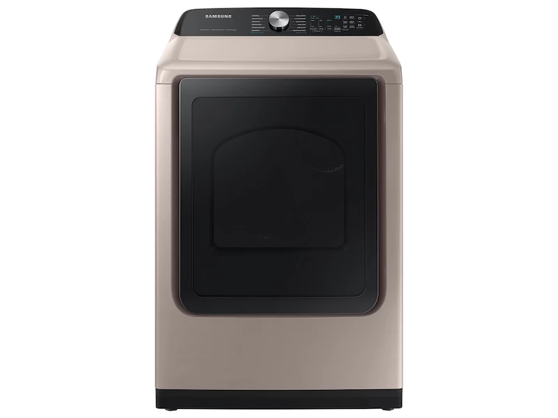 7.4 cu. ft. Smart Gas Dryer with Steam Sanitize+ in Champagne DVG52A5500CA3