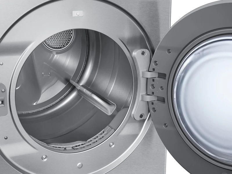 Bespoke 7.6 cu. ft. Ultra Capacity Gas Dryer with Super Speed Dry and AI Smart Dial in Silver Steel DVG53BB8700TA3
