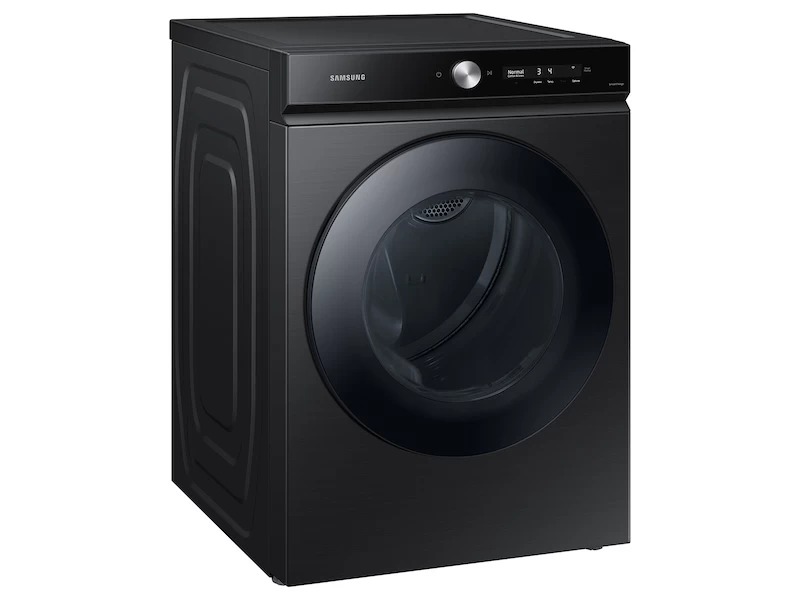 Bespoke 7.6 cu. ft. Ultra Capacity Gas Dryer with Super Speed Dry and AI Smart Dial in Brushed Black DVG53BB8700VA3
