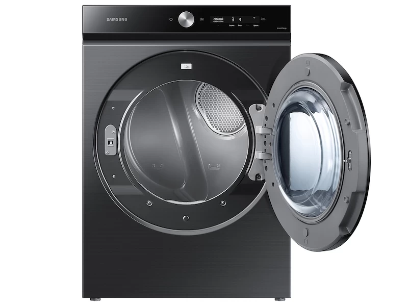Bespoke 7.6 cu. ft. Ultra Capacity Gas Dryer with Super Speed Dry and AI Smart Dial in Brushed Black DVG53BB8700VA3