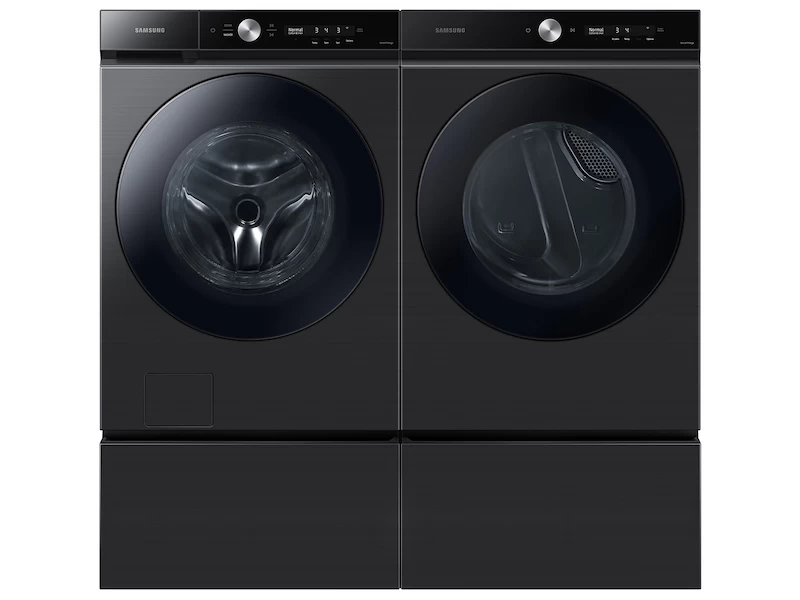 Bespoke 7.6 cu. ft. Ultra Capacity Gas Dryer with Super Speed Dry and AI Smart Dial in Brushed Black DVG53BB8700VA3