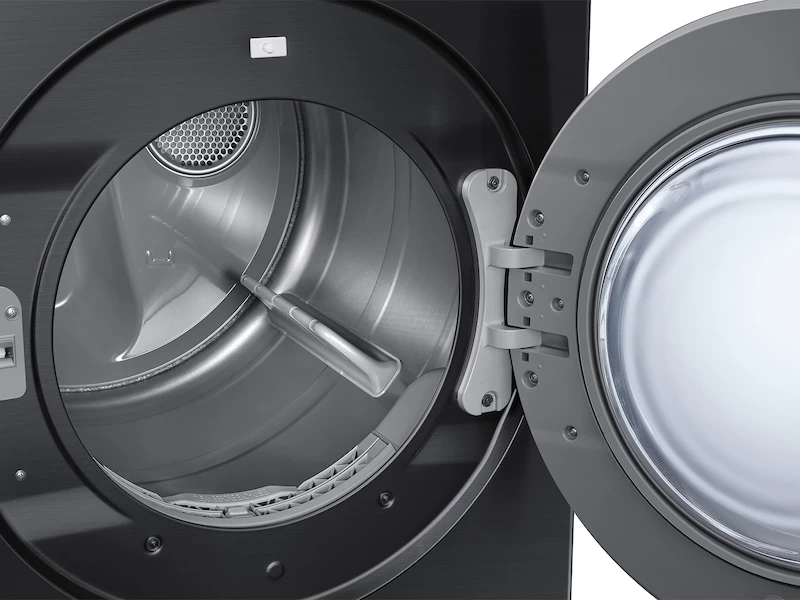 Bespoke 7.6 cu. ft. Ultra Capacity Gas Dryer with Super Speed Dry and AI Smart Dial in Brushed Black DVG53BB8700VA3