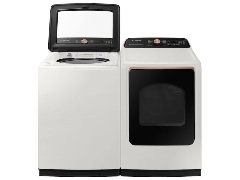 7.4 cu. ft. Smart Gas Dryer with Steam Sanitize+ in Ivory DVG55A7300EA3