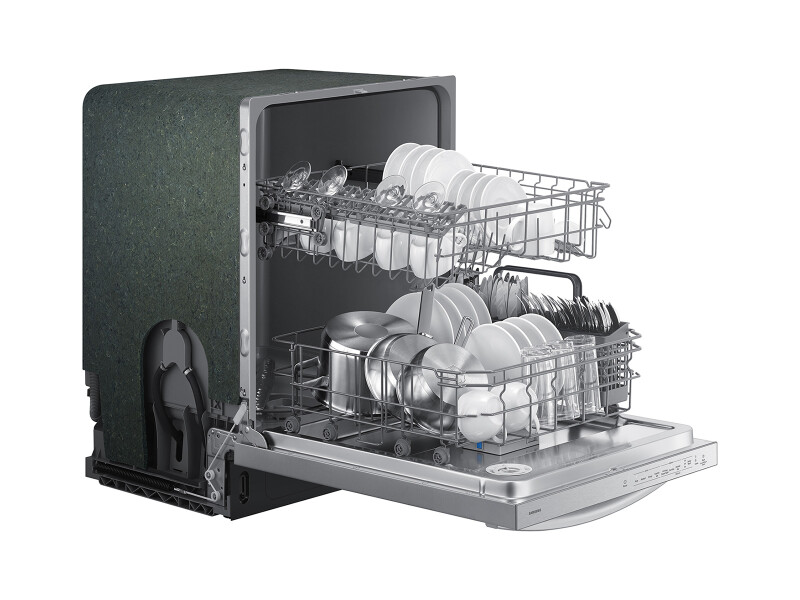 Fingerprint Resistant 53 dBA Dishwasher with Height-Adjustable Rack in Stainless Steel DW80CG4021SRAA