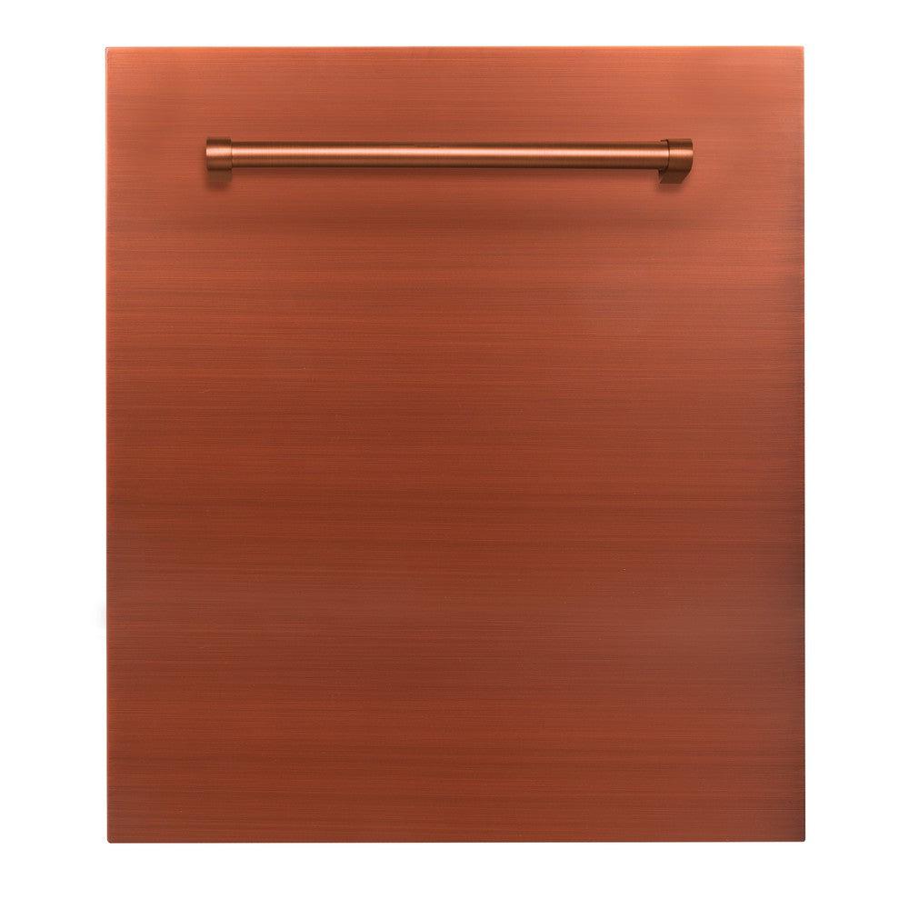 24 in. Copper Top Control Built-In Dishwasher with Tub and Traditional Style Handle, 52dBa DWCH24