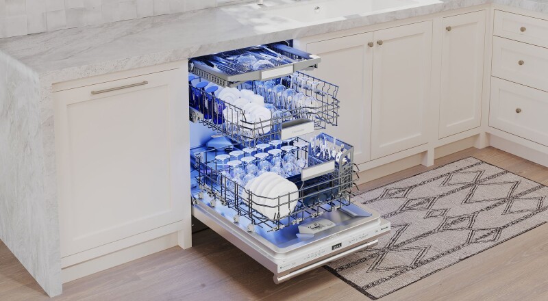 Sapphire 24" Top Control Smart Built-In Tub Dishwasher with 3rd Rack and Interior Light, 42 dBA DWHD661EFP