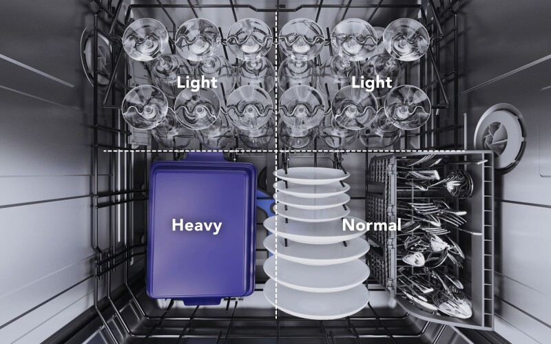 Sapphire 24" Top Control Smart Built-In Tub Dishwasher with 3rd Rack and Interior Light, 42 dBA DWHD661EFP