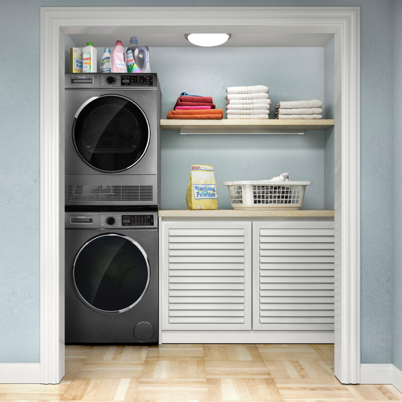 2.2 cu. ft. 24″ Front Load Washing Machine DWM022D1DSDB