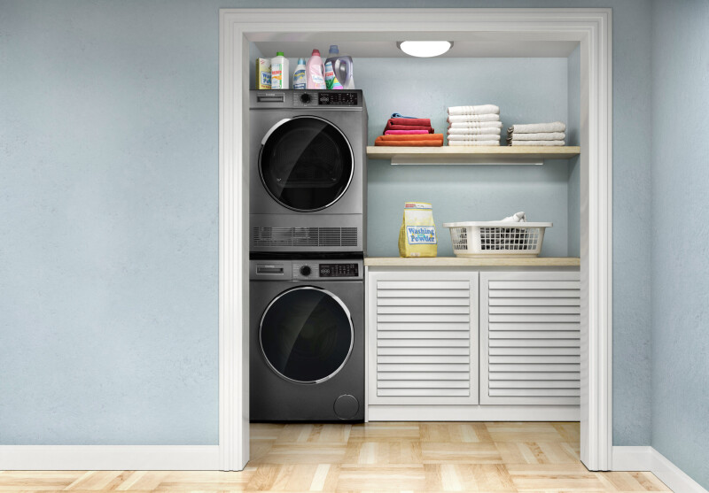 2.2 cu. ft. 24″ Front Load Washing Machine DWM022D1DSDB