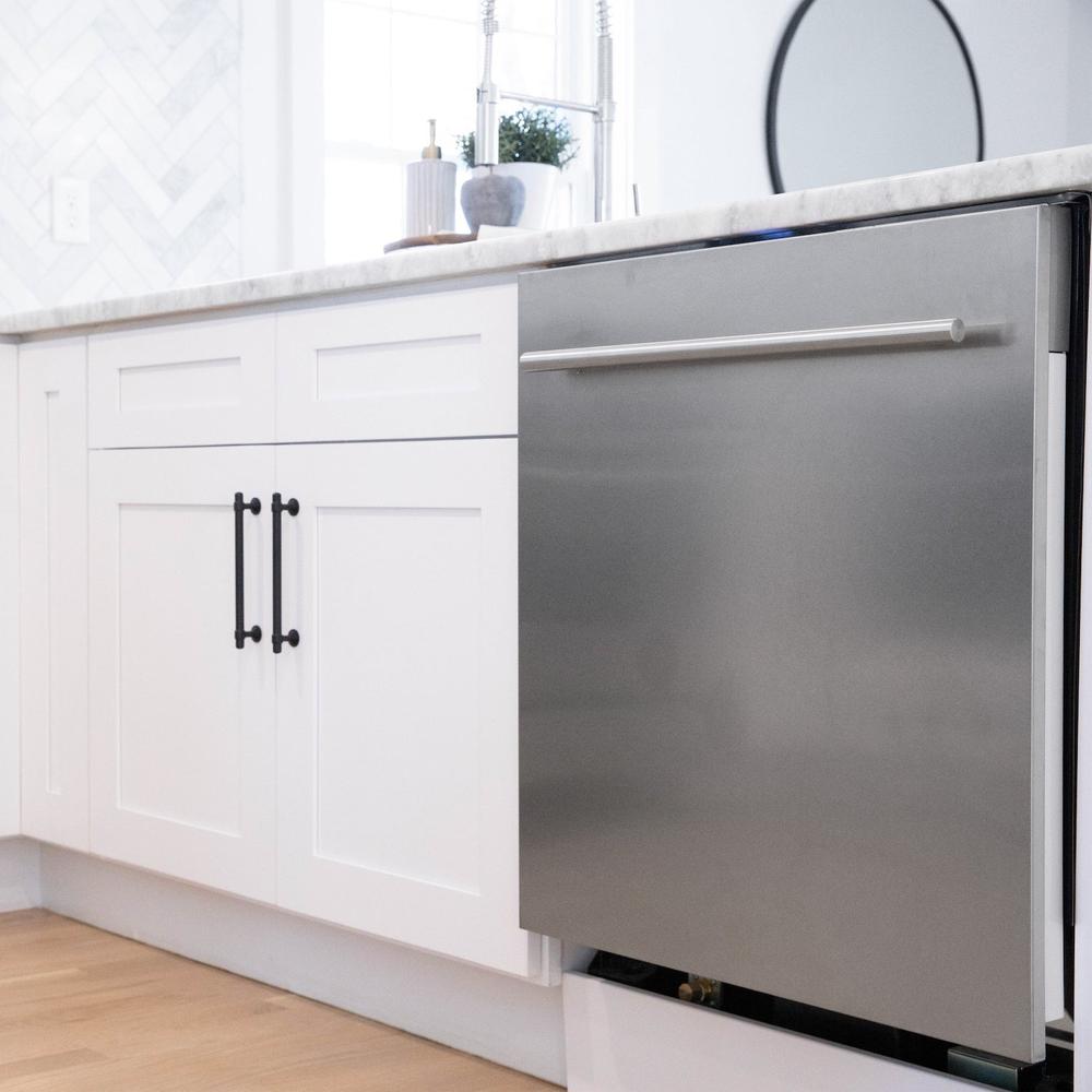 24 in. Fingerprint Resistant Top Control Dishwasher with Tub and Modern Style Handle, 52dBa DWSN24