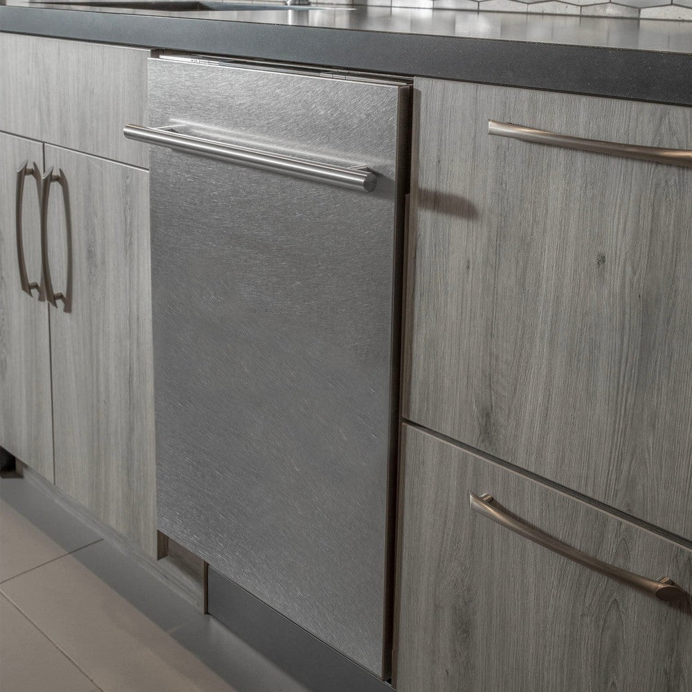 24 in. Fingerprint Resistant Top Control Dishwasher with Tub and Modern Style Handle, 52dBa DWSN24