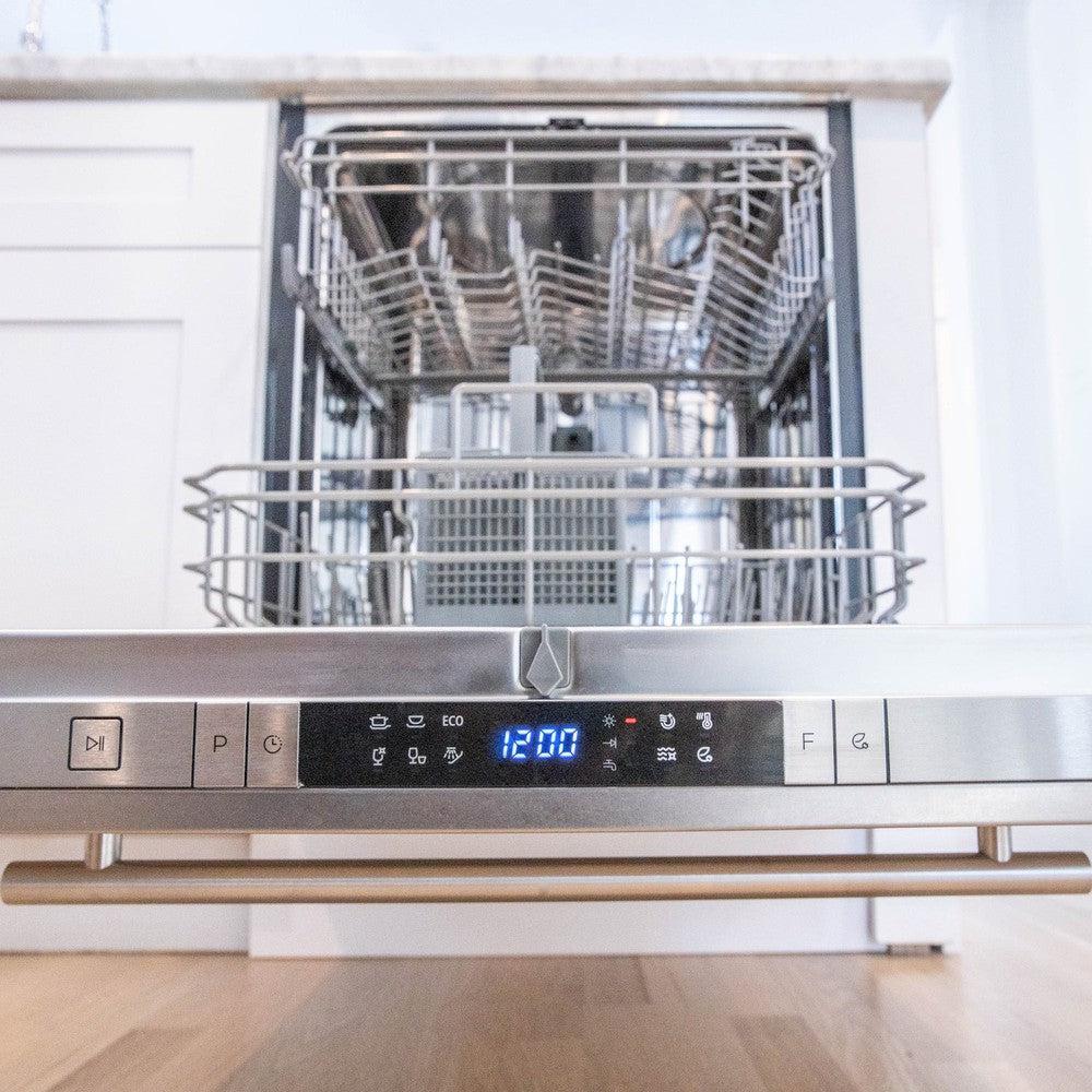 24 in. Fingerprint Resistant Top Control Dishwasher with Tub and Modern Style Handle, 52dBa DWSN24