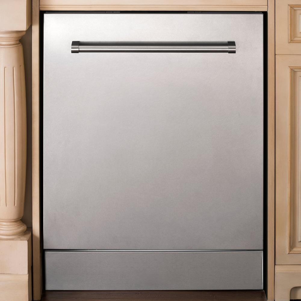 24 in. Fingerprint Resistant Top Control Built-In Dishwasher with Tub and Traditional Style Handle, 52dBa DWSNH24