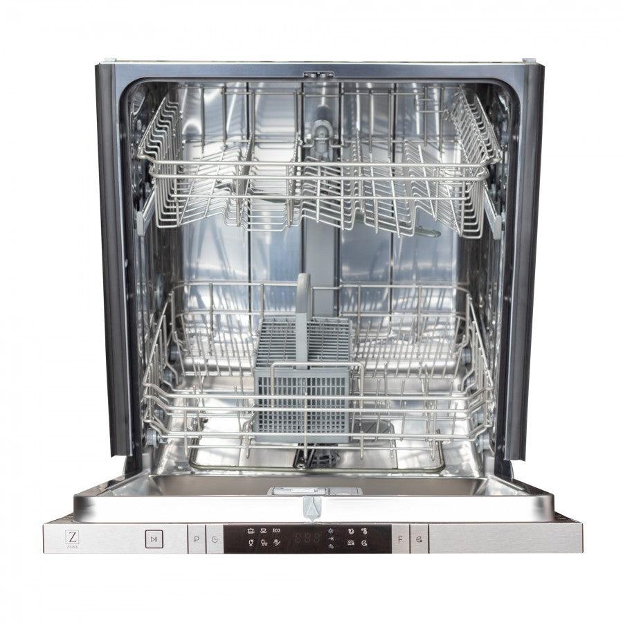 24 in. Fingerprint Resistant Top Control Built-In Dishwasher with Tub and Traditional Style Handle, 52dBa DWSNH24