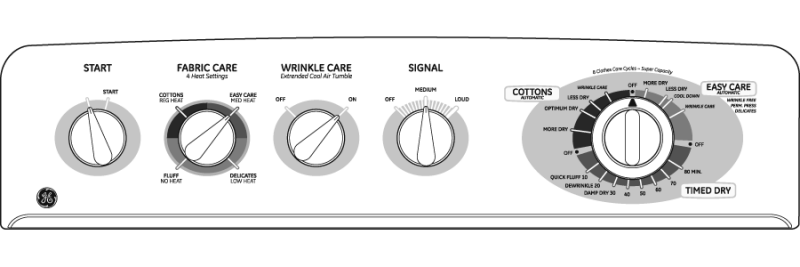 7.0 Cu. Ft. Super Capacity Gas Dryer DWSR483GGCC