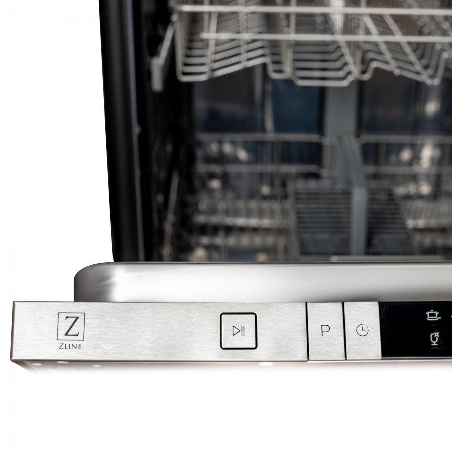 24 in. Unfinished Top Control Built-In Dishwasher with Tub and Traditional Style Handle, 52dBa DWUFH24