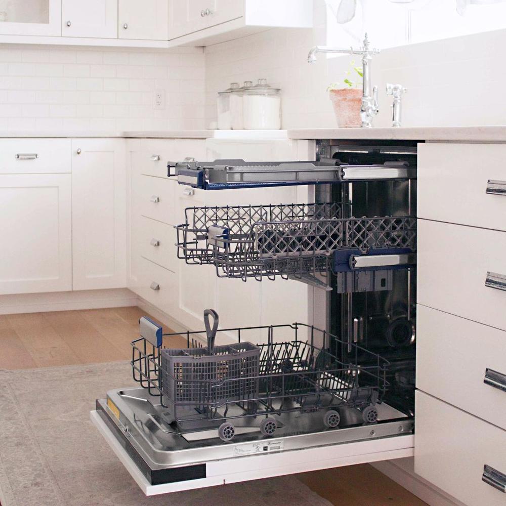 24 In. Tallac Series 3rd Rack Tall Tub Dishwasher In Custom Panel Ready With Stainless Steel Tub, 51dba DWV24