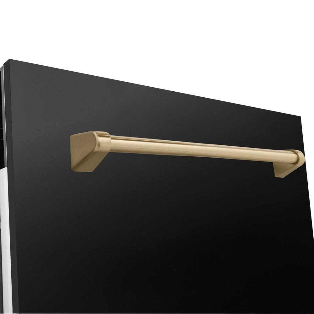 Autograph Edition 24" 3rd Rack Top Control Tall Tub Dishwasher with Champagne Bronze Handle, 51dBa DWVZBS24CB