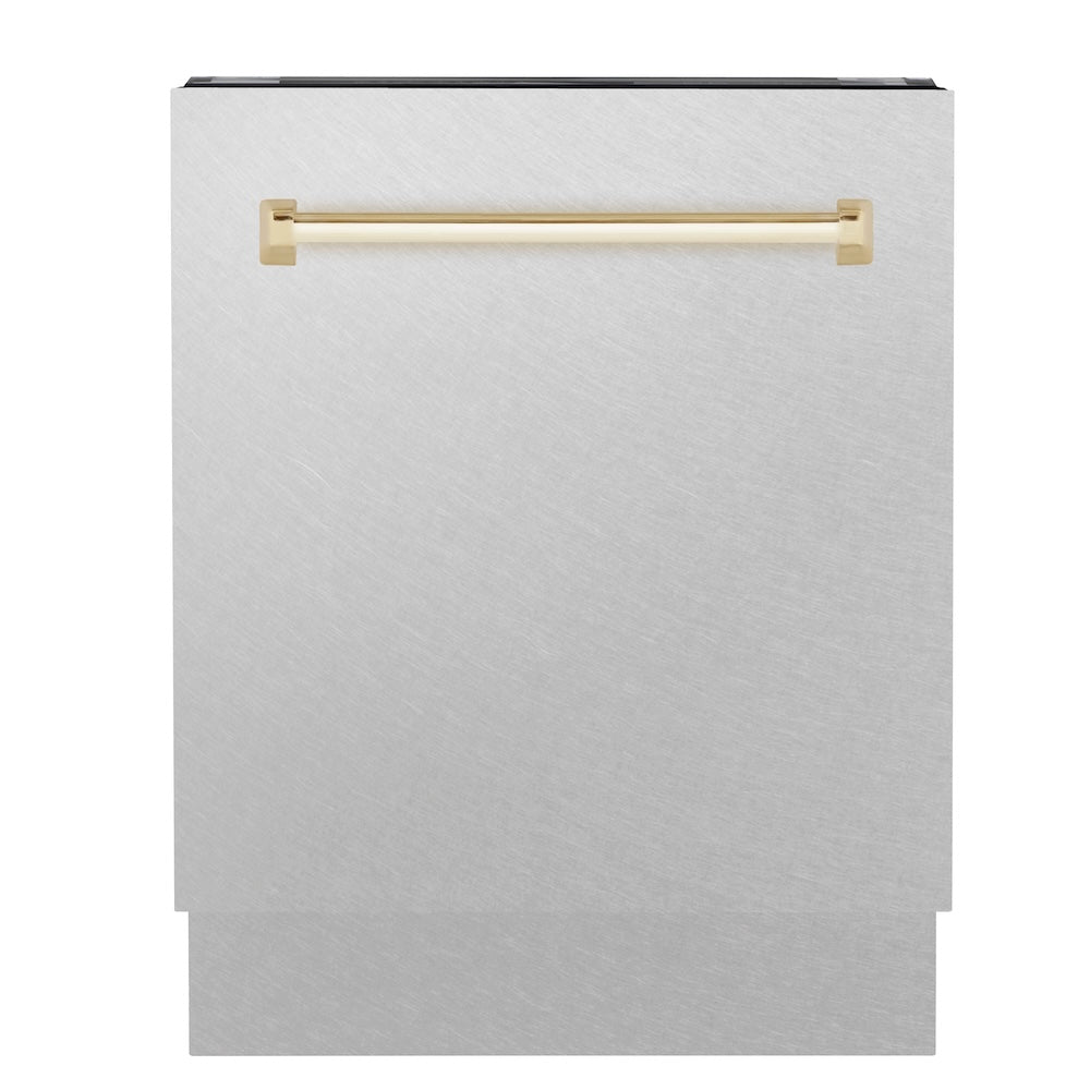 Autograph Edition 24" 3rd Rack Top Control Tall Tub Dishwasher with Gold Handle, 51dBa DWVZSN24G