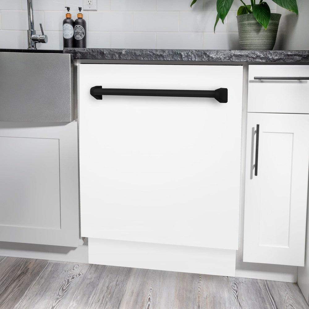 Autograph Edition 24" 3rd Rack Top Control Tall Tub Dishwasher with Matte Black Handle, 51dBa DWVZWM24MB