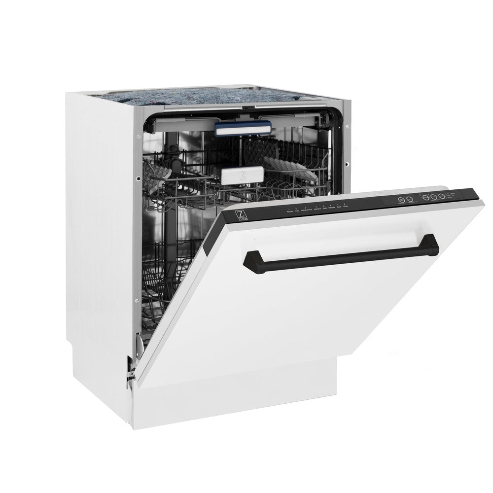 Autograph Edition 24" 3rd Rack Top Control Tall Tub Dishwasher with Matte Black Handle, 51dBa DWVZWM24MB