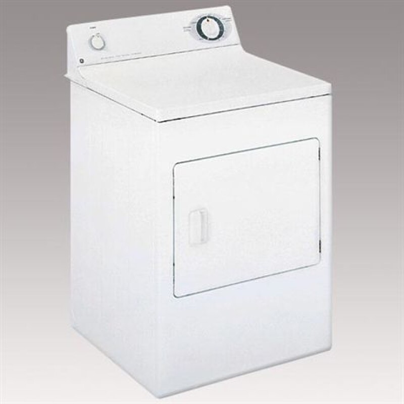 GE Extra-Large 6.0 Cu. Ft. Capacity Electric Dryer White on White DX2300EBWW Picture 1