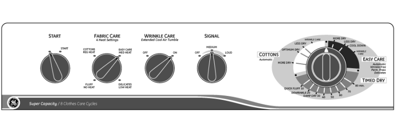 7.0 Cu. Ft. Super Capacity Electric Dryer DZSR483EFGG