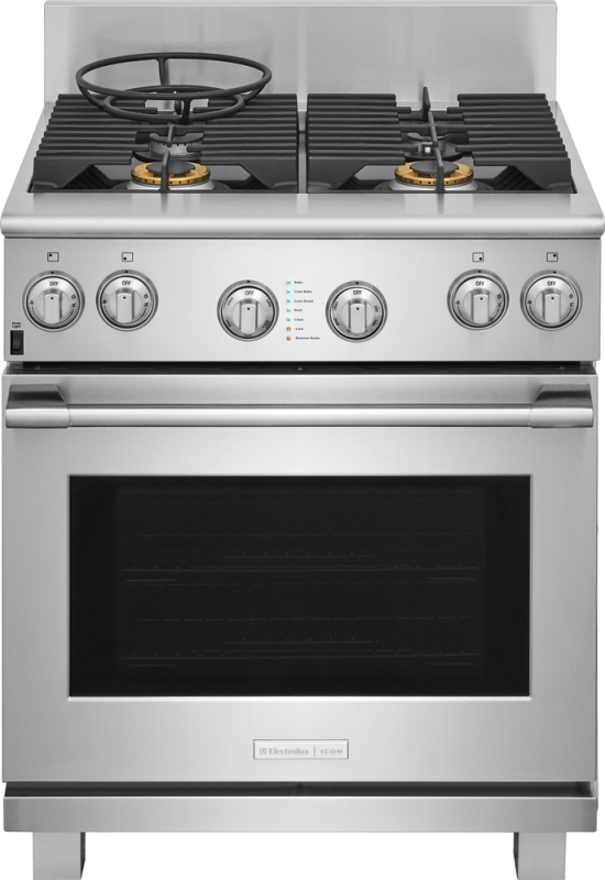 30" Dual-Fuel Freestanding Range E30DF74TPS