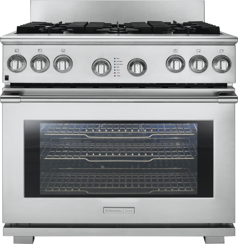 36" Dual-Fuel Freestanding Range E36DF76GPS