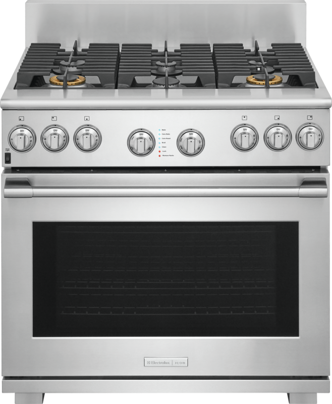 36" Dual-Fuel Freestanding Range E36DF76TPS