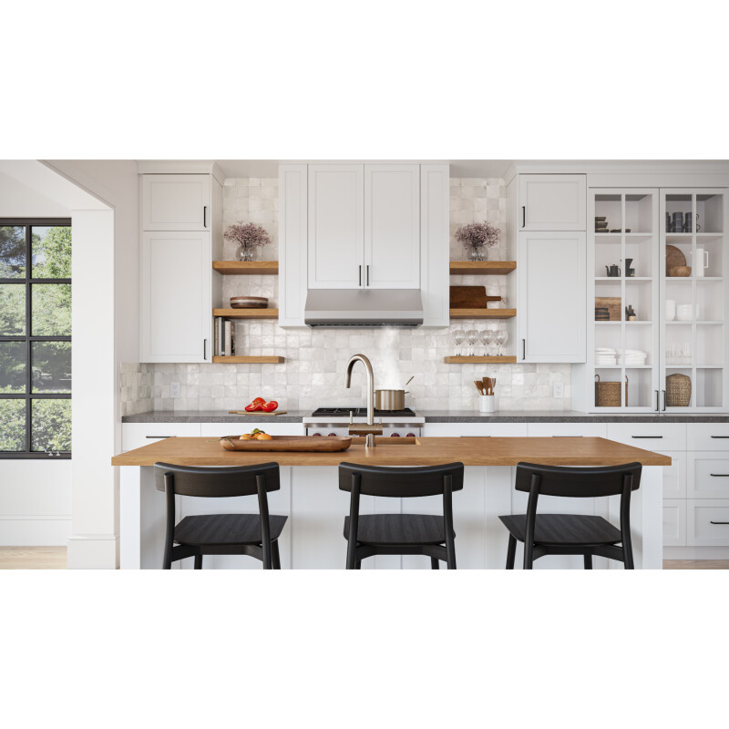 650 Max Blower CFM, <0.3 Sones 30-Inch Stainless Steel Pro-Style Range Hood E6430SSM