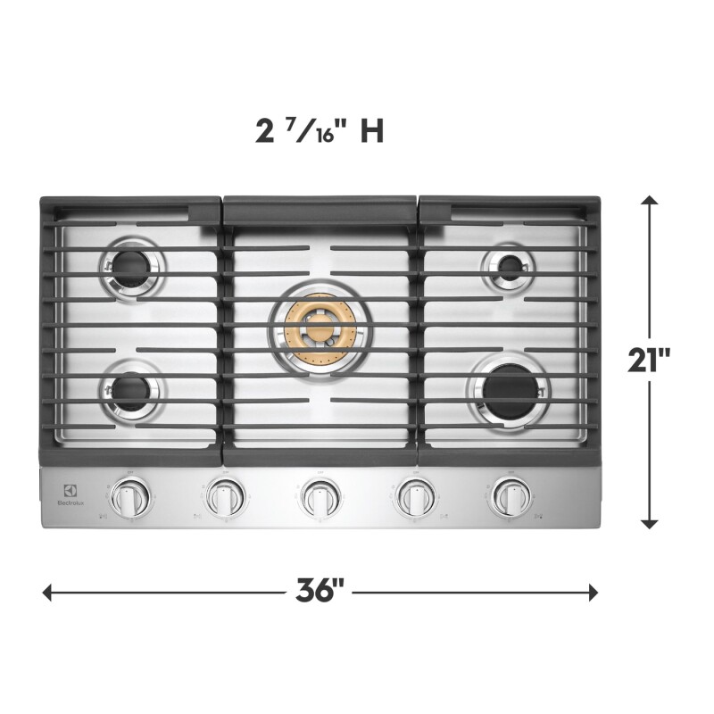 36" Gas Cooktop ECCG3668AS