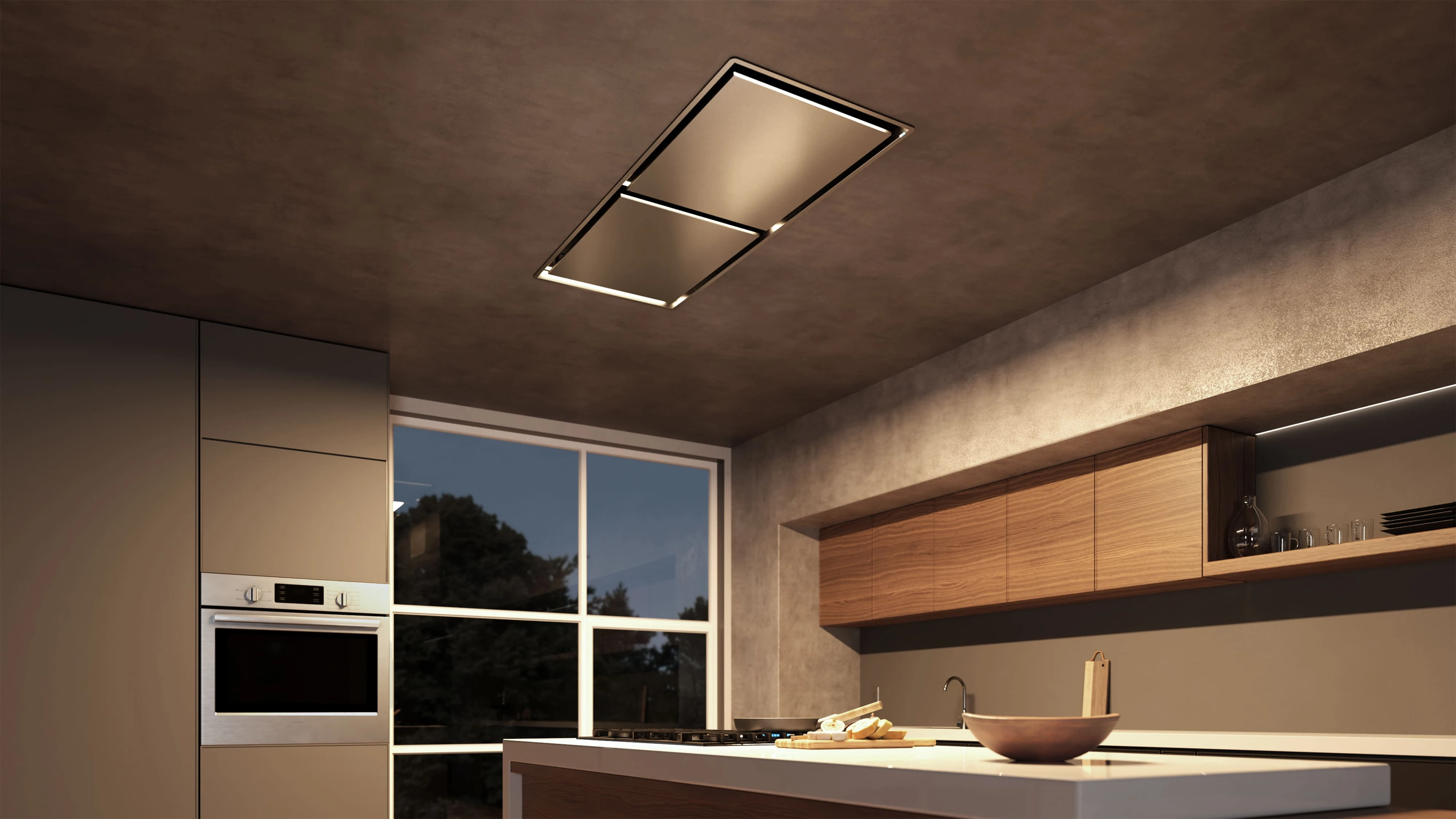 Cielo 60" Ceiling Mount Range Hoods ECEX60SS