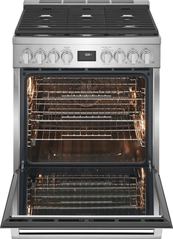 30" Dual-Fuel Freestanding Range ECFD3068AS