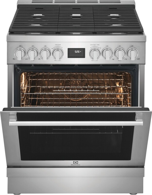 30" Dual-Fuel Freestanding Range ECFD3068AS