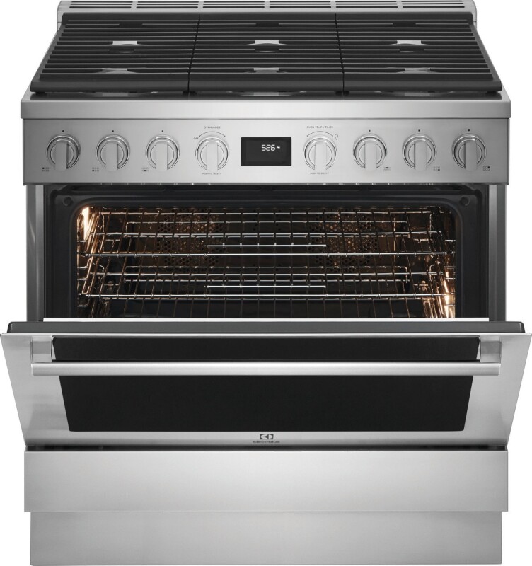 36" Dual-Fuel Freestanding Range ECFD3668AS