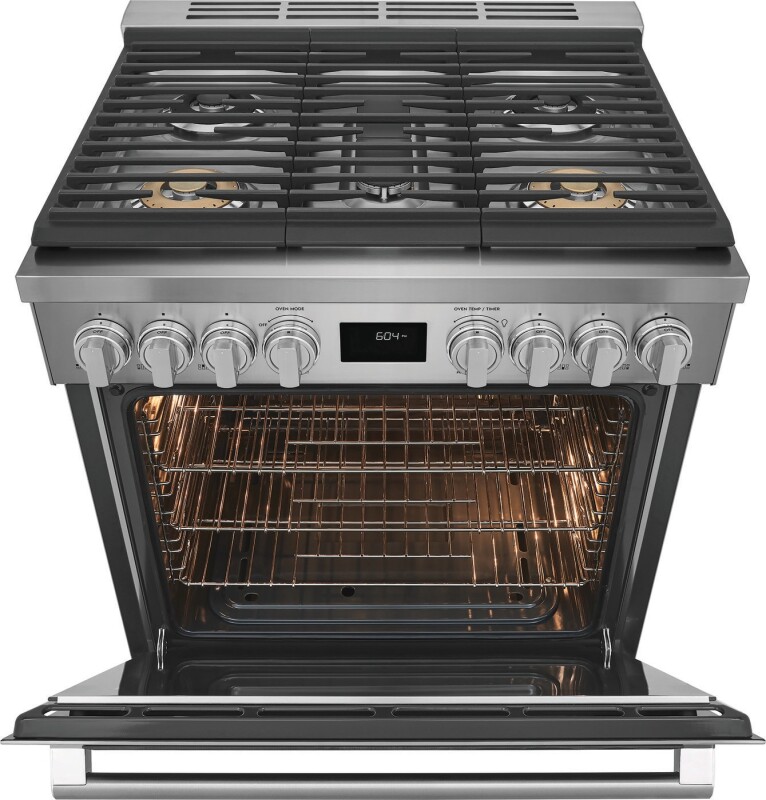 30" Front Control Freestanding Gas Range ECFG3068AS