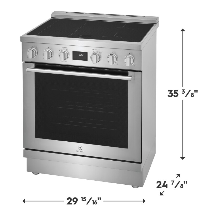 Electrolux 30" Induction Freestanding Range Stainless Steel ECFI3068AS Picture 1