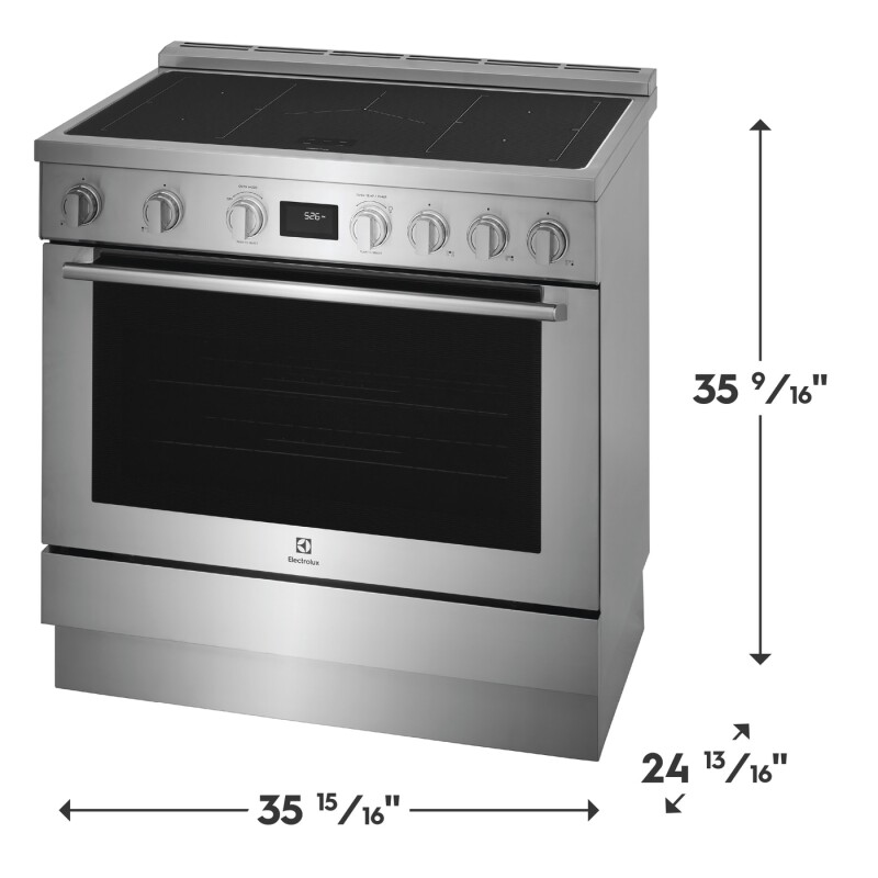 36" Induction Freestanding Range ECFI3668AS
