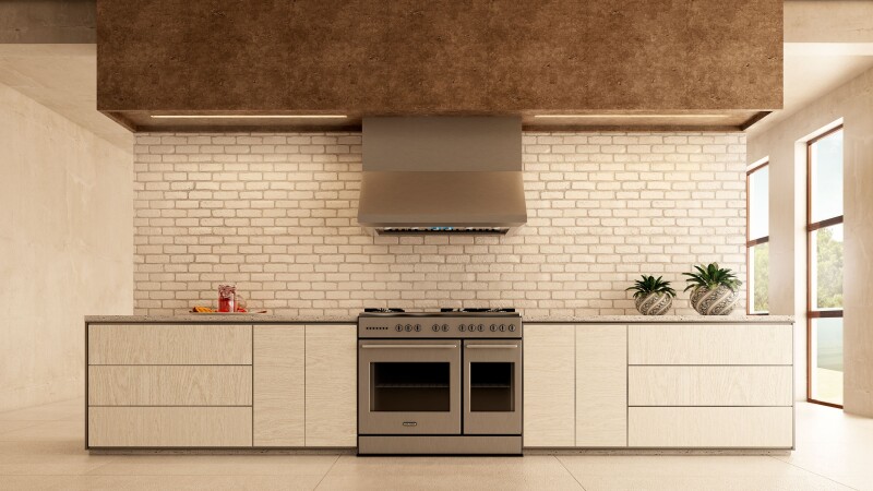 Calabria 42" Wall-mount Range Hood ECL142S4