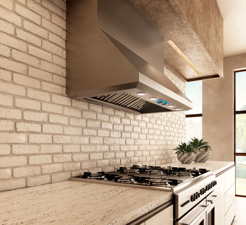Calabria 42" Wall-mount Range Hood ECL142S4