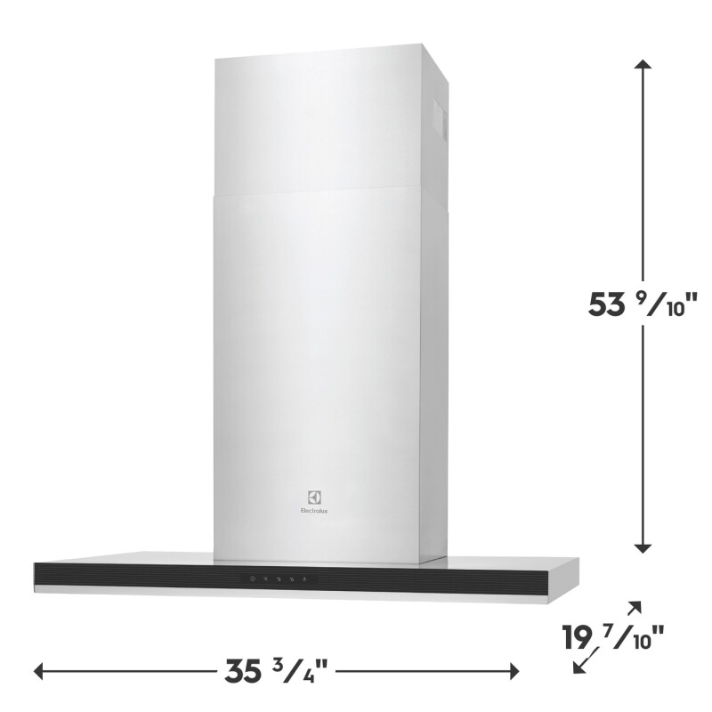 36" Wall-Mount T Shape Hood ECVW3662AS