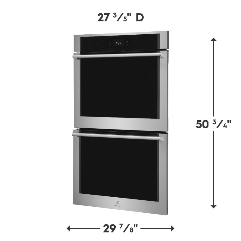 30" Electric Double Wall Oven with Air Sous Vide ECWD3012AS