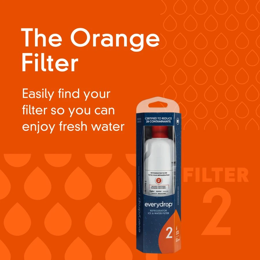 everydrop Refrigerator Water Filter 2 (Pack of 1) EDR2RXD1