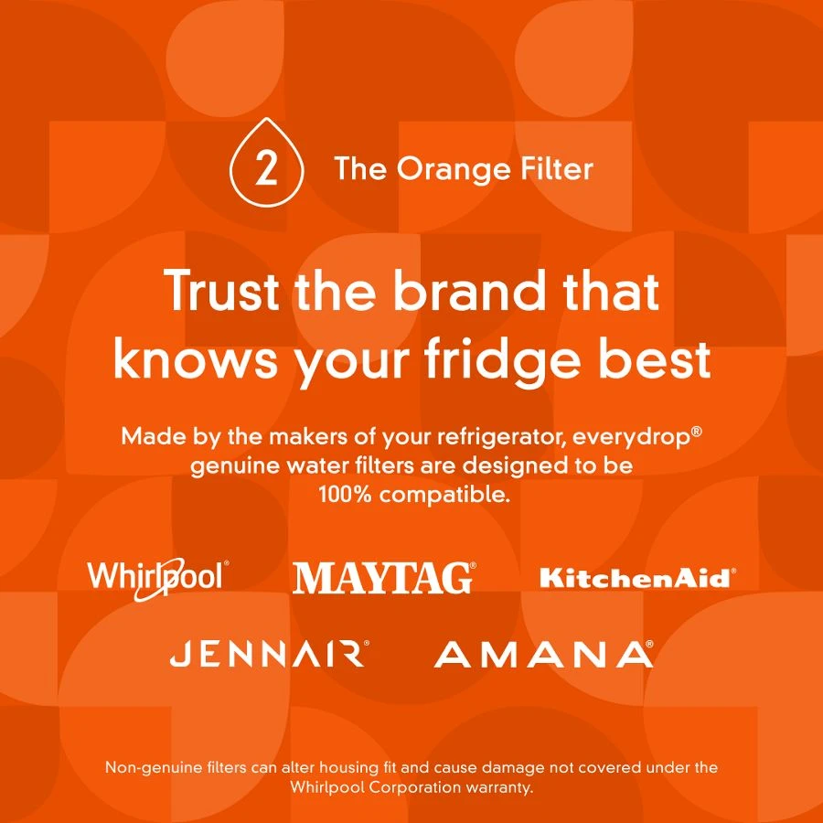 everydrop Refrigerator Water Filter 2 (Pack of 1) EDR2RXD1