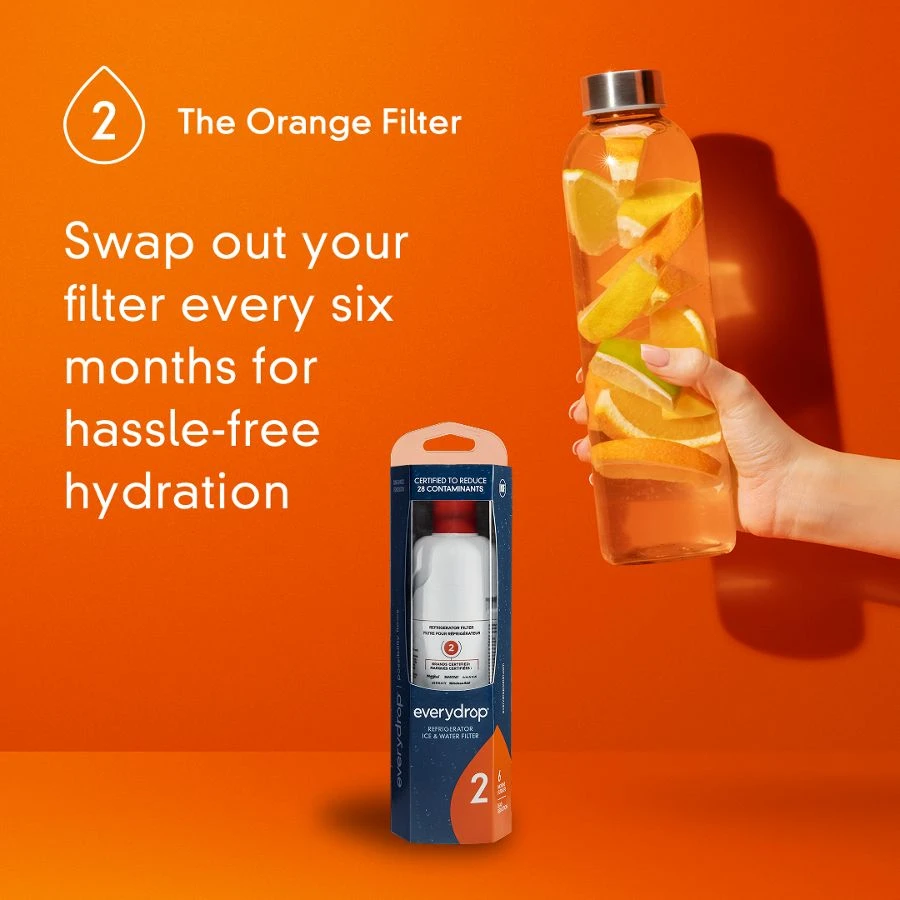 everydrop Refrigerator Water Filter 2 (Pack of 1) EDR2RXD1