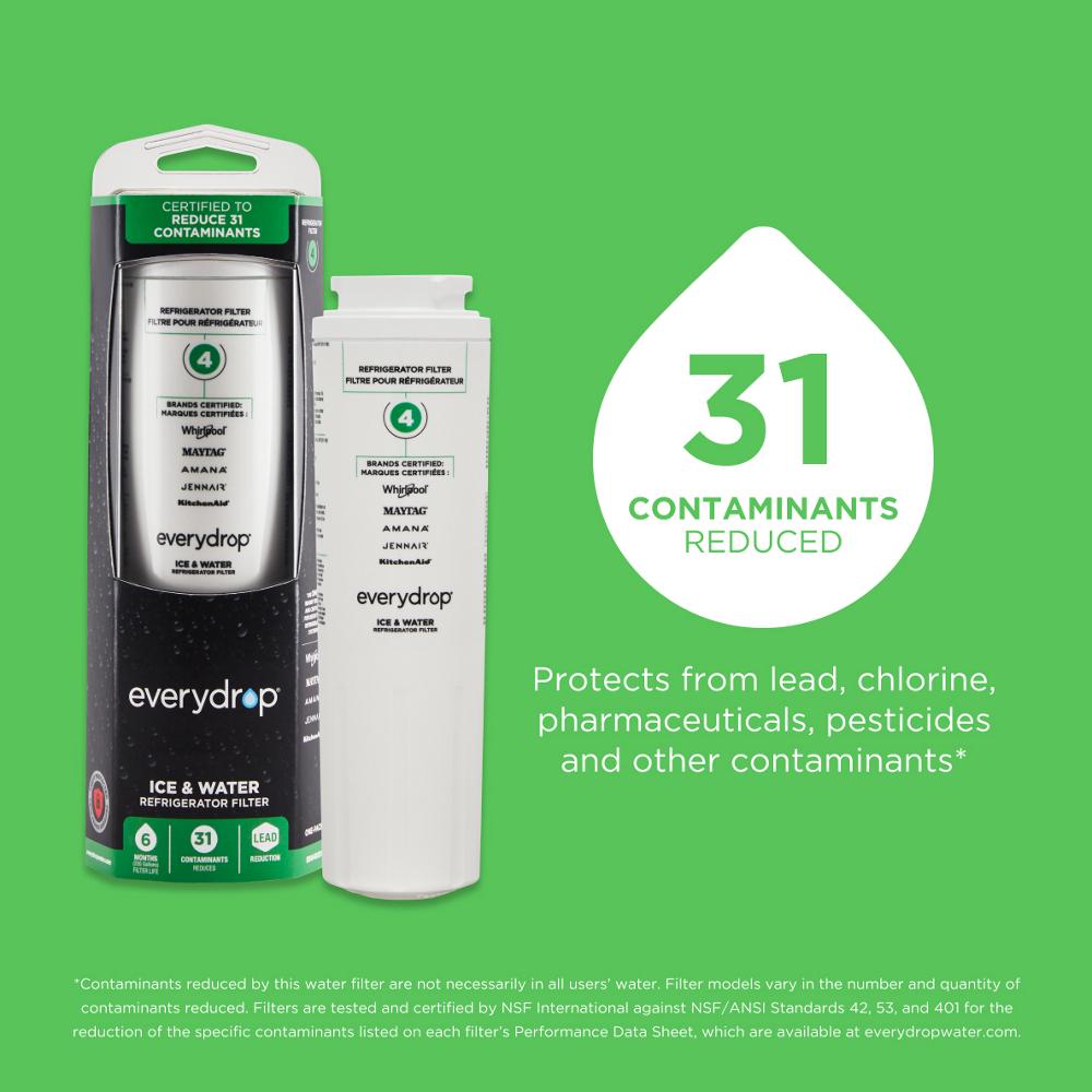 Whirlpool everydrop® Refrigerator Water Filter 4 - EDR4RXD1 (Pack of 1) Other EDR4RXD1 Picture 1