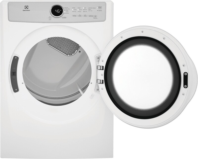 Front Load Electric Dryer with 5 cycles - 8.0 Cu. Ft. EFDE317TIW