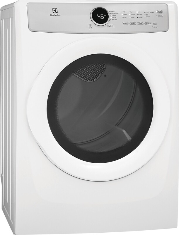 Front Load Electric Dryer with 5 cycles - 8.0 Cu. Ft. EFDE317TIW