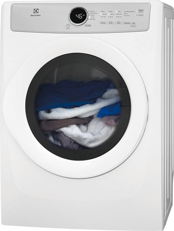 Front Load Electric Dryer with 5 cycles - 8.0 Cu. Ft. EFDE317TIW